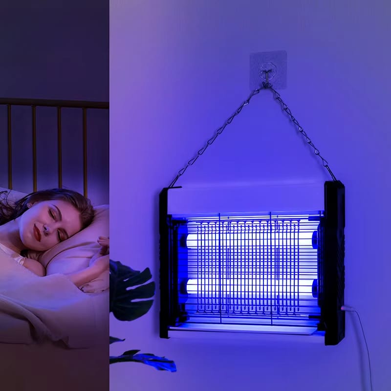 Lampe Anti-Moustiques Électrique UV – Tue-Moustiques Haute Puissance pour Intérieur & Extérieur