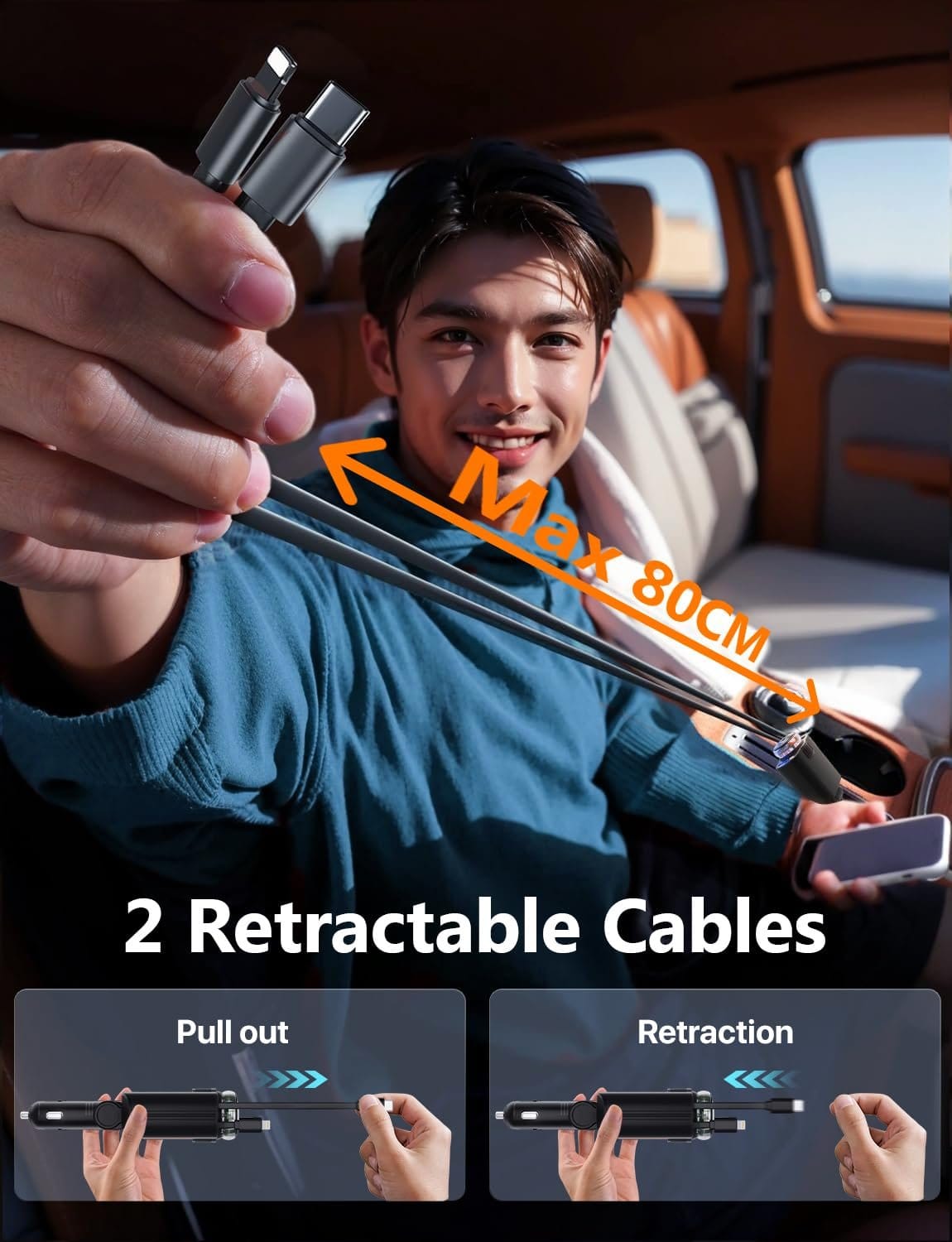 Chargeur 3 en 1